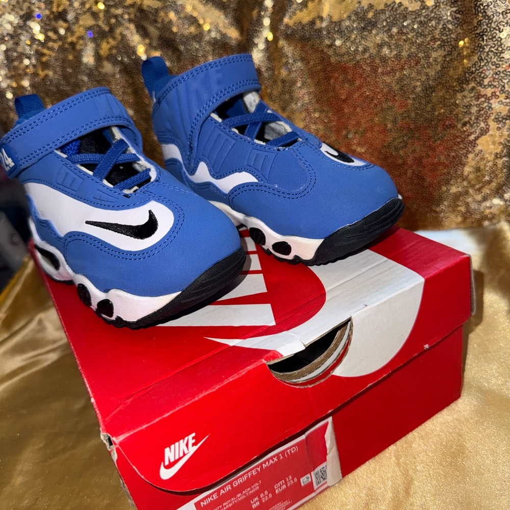 Nike Kids Air Griffey Max 1 Blue Shoes